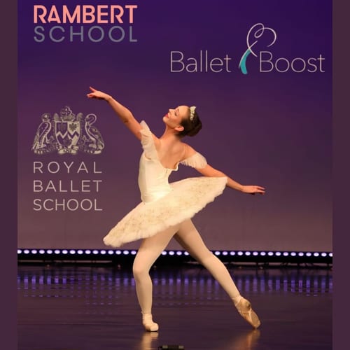 Associate dancer in a contemporary dance studio