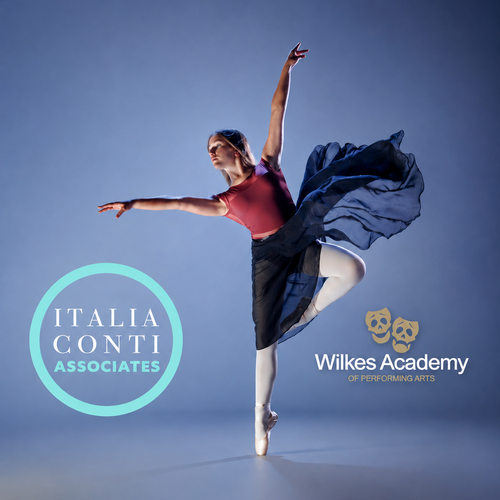 Associate dancer training at the barre